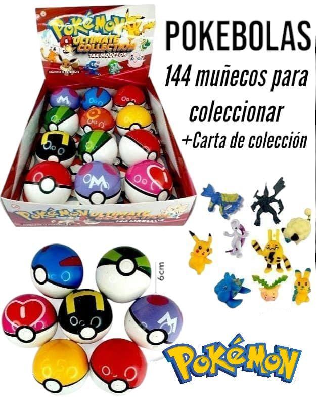 Pokebola con pokemon importado mini ( 2 cm ) 144 modelos c exhibidor